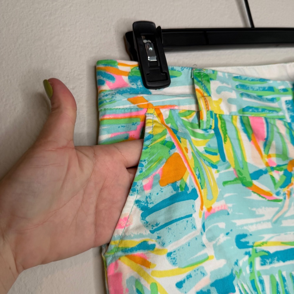 Lilly Pulitzer Callahan Shorts Multi Sea Salt and Sun Print Womens 4 Preppy Cute - Picture 3 of 8